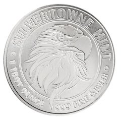 1 oz Stackable Liberty Bell Silver Round - SilverTowne Mint